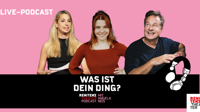 Was ist dein Ding? - Live Folge - Applaus & Alltag mit Laura Brümmer & Lars Reichow; Moderation Angela Neis