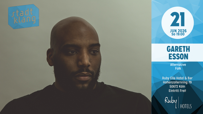 «stadtklang» mit GARETH ESSON | Live @ Ruby Ella Hotel & Bar