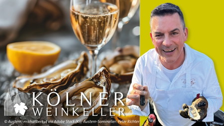 Taste & talk – Food Pairing: Austern & Champagner im Kölner Weinkeller