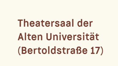 Theatersaal der Alten Uni
