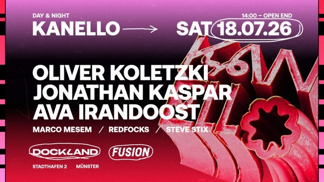 KANELLO w/ Oliver Koletzki, Jonathan Kaspar, Ava Irandoost