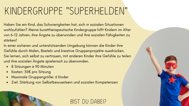 Kindergruppe Superhelden
