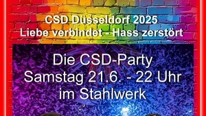CSD Düsseldorf DIE Party im Stahlwerk
