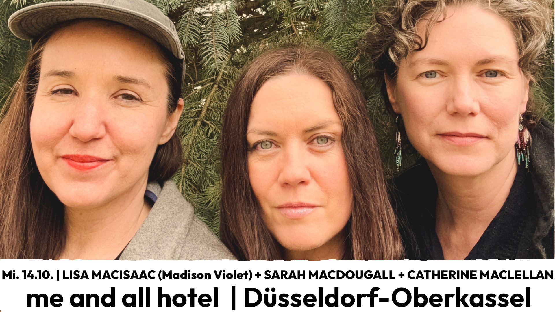 LISA MACISAAC (Madison Violet) + SARAH MACDOUGALL +  CATHERINE MACLELLAN