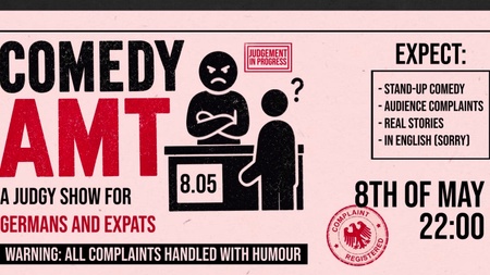 Comedy Amt — Judgy Show for Germans and Expats