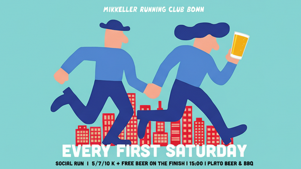 Mikkeller Running Club Bonn - Run an easy 5k and get a free craft beer!