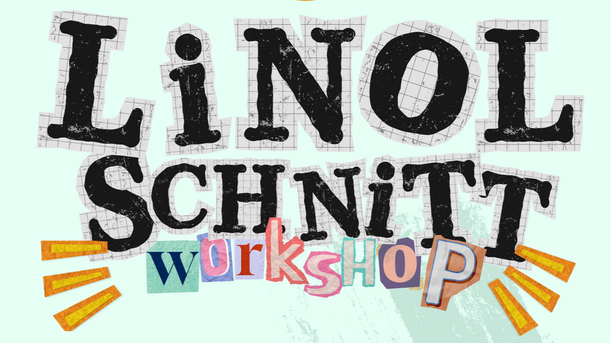Linoldruck Workshop • Deine kreative Auszeit • Zeichnen, Schnitzen, Drucken • Workshop