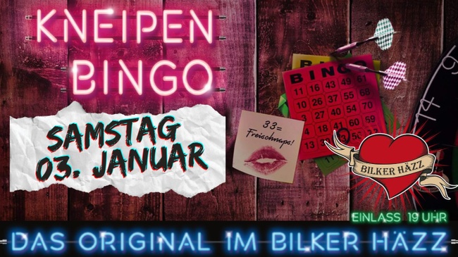 Kneipenbingo im Bilker Häzz