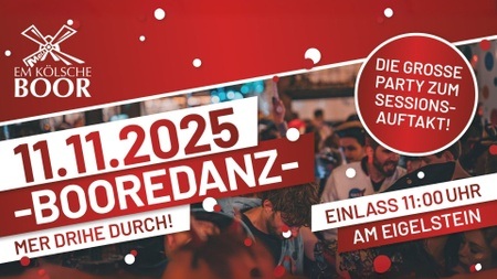 BOOREDANZ - 11.11. EM KÖLSCHE BOOR
