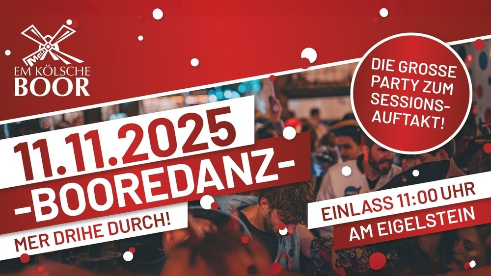 BOOREDANZ - 11.11. EM KÖLSCHE BOOR