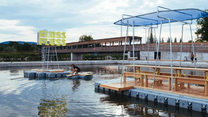 City of Play in Duisburg: Der Innenhafen wird zum Wasserspielplatz und Stadtpool