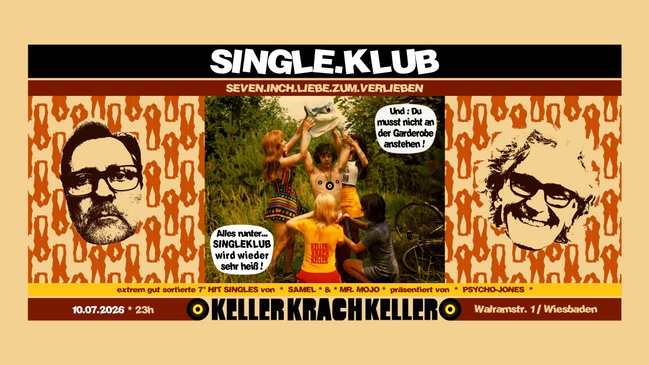 SINGLEKLUB #20 • feat SAMEL & MR. MOJO • KELLER KRACH KELLER WIESBADEN