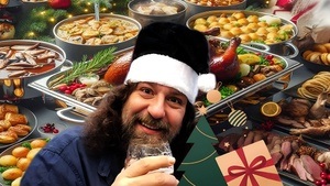 Weihnachtliches Buffet mit Lesung von Till Burgwächter