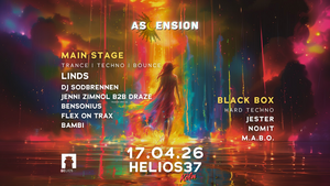 Ascension w/ Linds, DJ Sodbrennen, Jenni Zimnol B2B Draze (Trance Special), Jester & more at Helios37