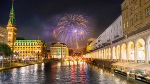 Silvester-Fondue in Hamburg in der Kleinen Alster