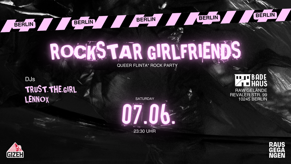 ROCKSTAR GIRLFRIENDS - Queer FLINTA* Rock Party in Berlin