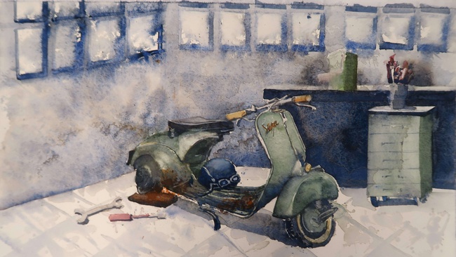 Die Samstagsmaler:innen: Aquarelle • Ausstellung