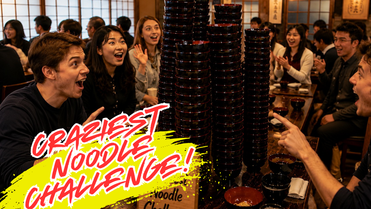 Craziest Noodle Challenge in Berlin!