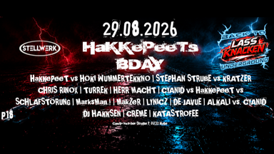 HaKKePeeTs B.Day - LASS KNACKEN - BACK 2 UNDERGROUND