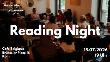 Reading Night im Literatursalon Belgique