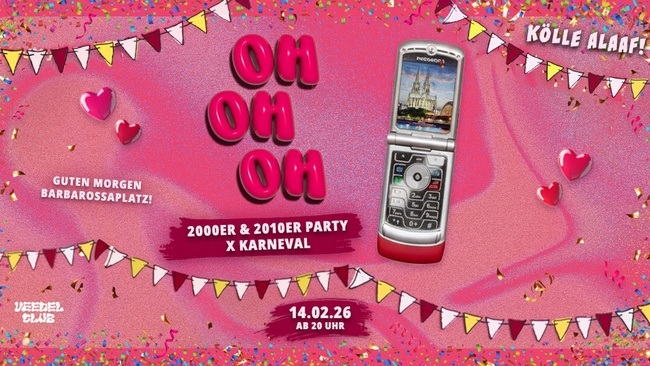 Karneval  X OH OH OH 2000er - 2010 er Party 🥳 im Veedel Club