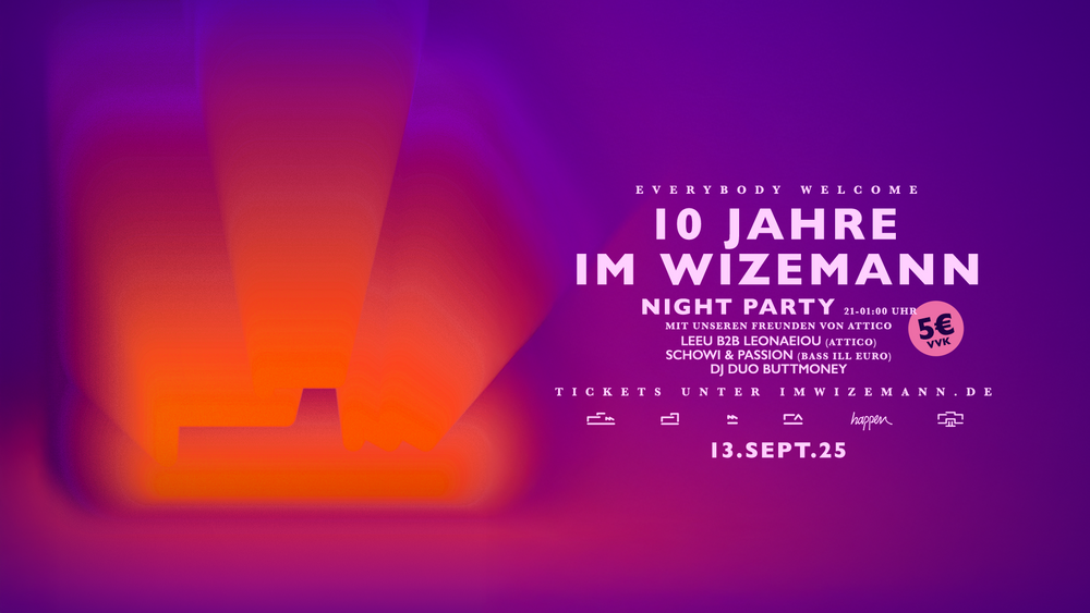 10 Jahre Im Wizemann – Nightparty