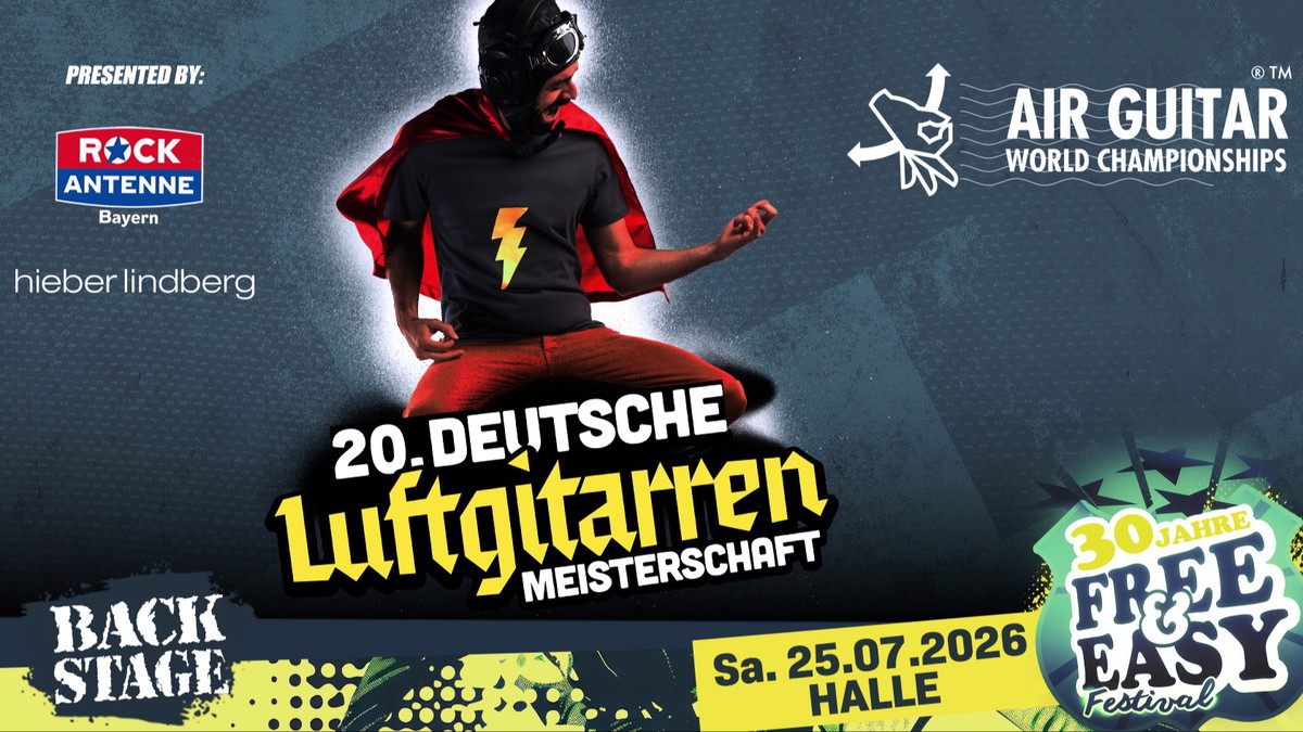 20. DEUTSCHE LUFTGITARRENMEISTERSCHAFT | FREE & EASY FESTIVAL 2026