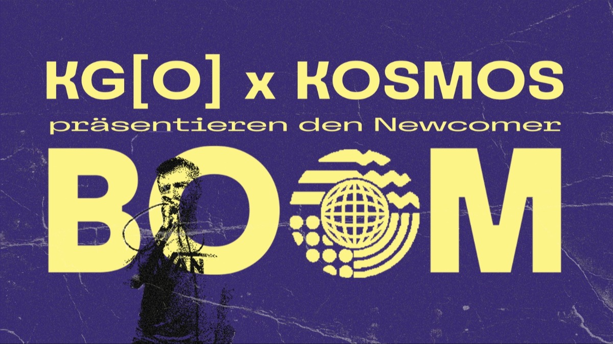 Titelbild der Veranstaltung BOOM VOL.2 CHEMNITZ - NEWCOMER IM LOKOMOVGARTEN feat. KOSMOS