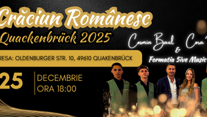 Crăciun Românesc 2025 Cora Pop, Cosmin Baul & Formația 5ive Music Quackenbrück