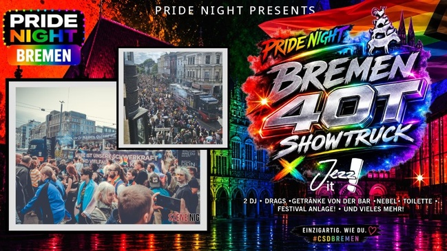 CSD Bremen 2026 – Pride Night Showtruck