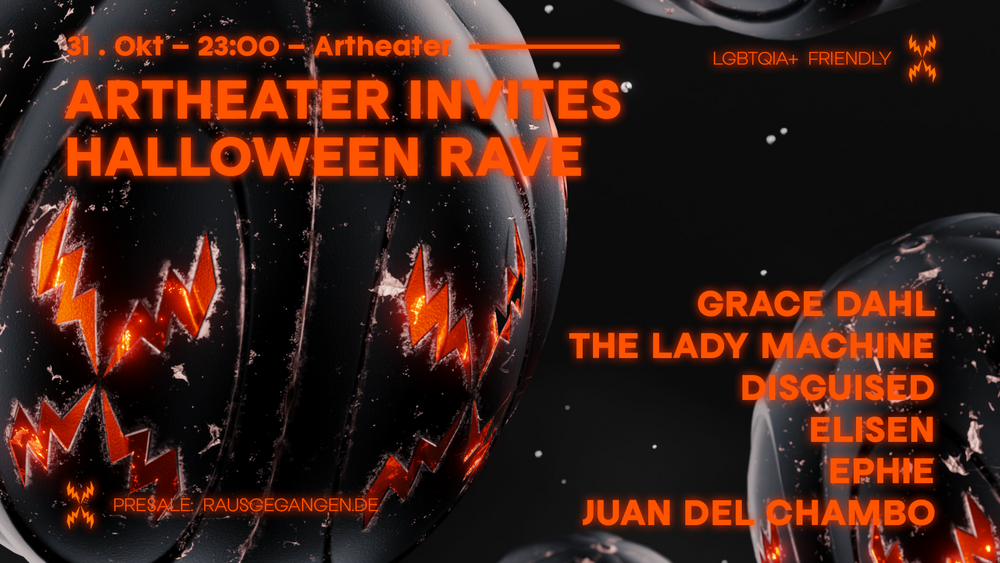 Artheater Invites | Grace Dahl | The Lady Machine | Disguised | Halloween