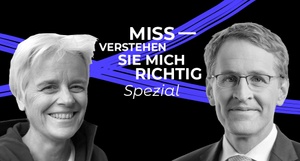 Missverstehen Sie mich richtig! Ulrike Herrmann im Gespräch mit Minsterpräsident Daniel Günther