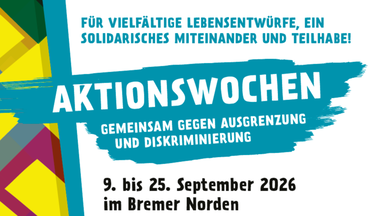 Vielfalt leben. Diskriminierung überwinden. Auftakt der Aktionswochen mit den »Partnerschaften für Demokratie Bremen Nord und Mitte«