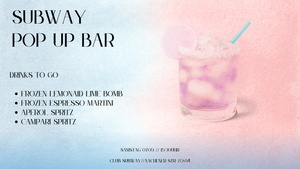 Pop Up Bar - Drinks To Go