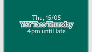 TACO THURSDAY at YSY BAR