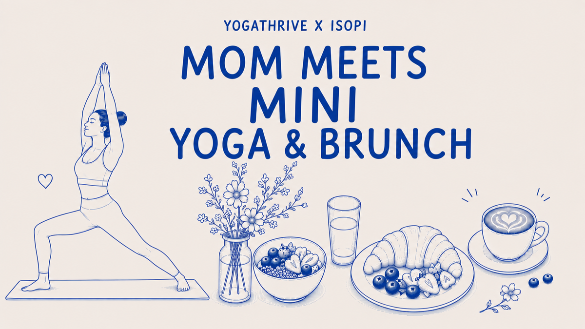 Titelbild der Veranstaltung Outdoor Mom meets MINI Yoga & Brunch @ISOPI
