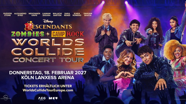 Disney Descendants, ZOMBIES & Camp Rock: Worlds Collide Concert Tour