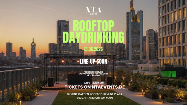 ROOFTOP DAYDRINKING @ SKYLINE GARDEN / SKYLINE PLAZA FRANKFURT