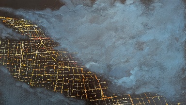 Atelier-Abend Workshop / Deine Stadt unter Wolken
