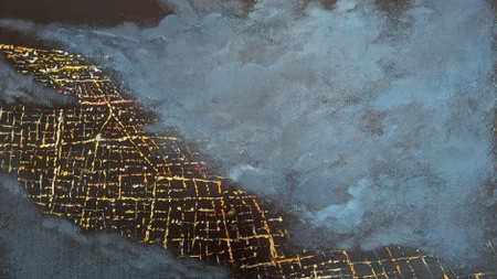 Atelier-Abend Workshop / Deine Stadt unter Wolken