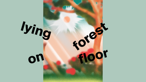 urban string »lying on forest floor«