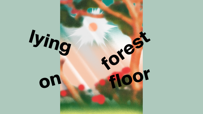 urban string »lying on forest floor«