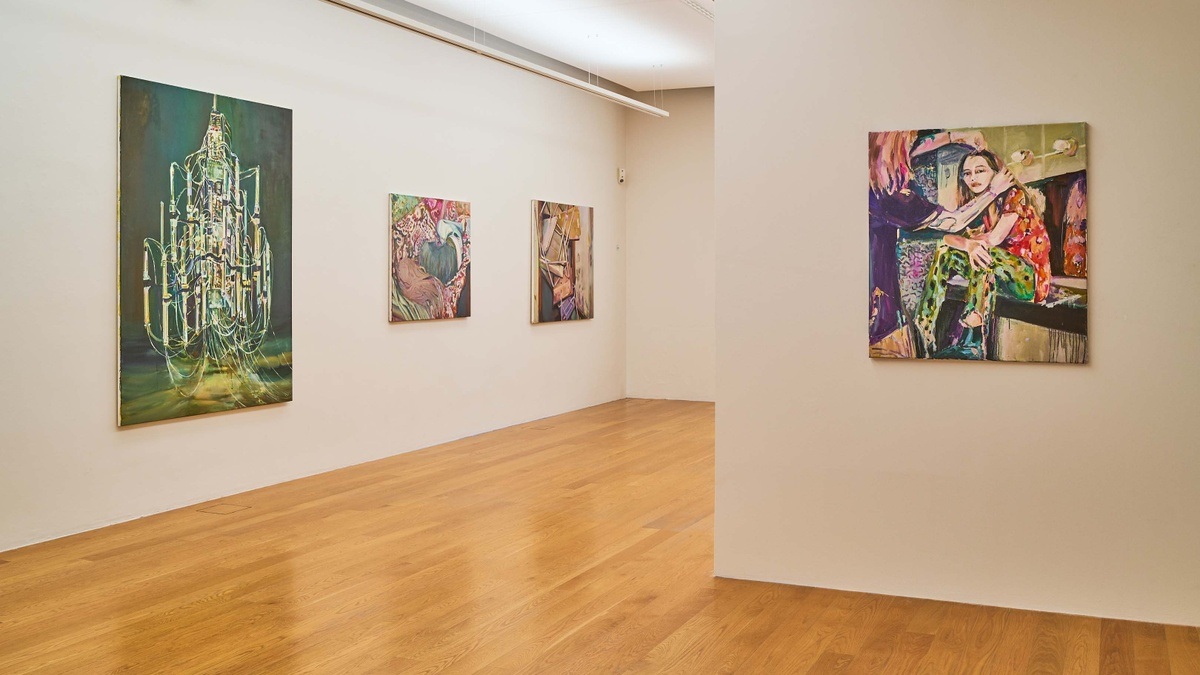 sur-faces. Ein malerischer Zyklus von Franziska Klotz