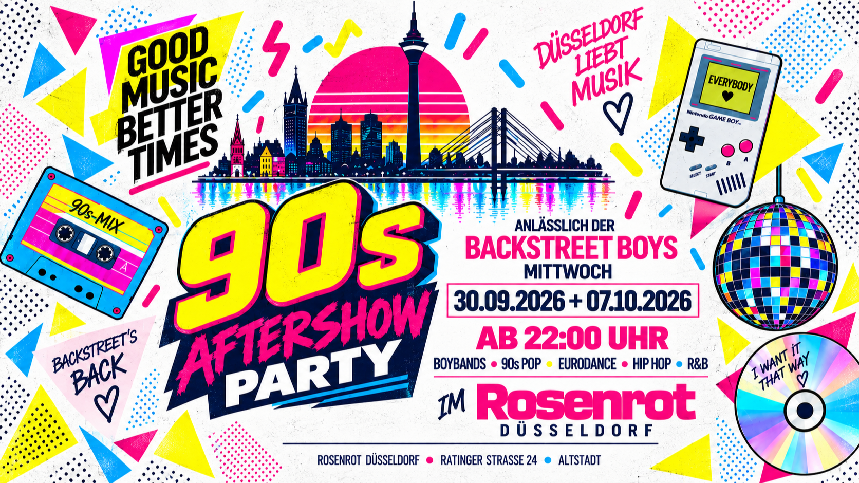 90s AFTERSHOW PARTY 💿✨