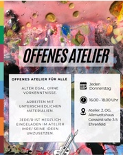 Offenes Atelier - Malwerkstatt für alle