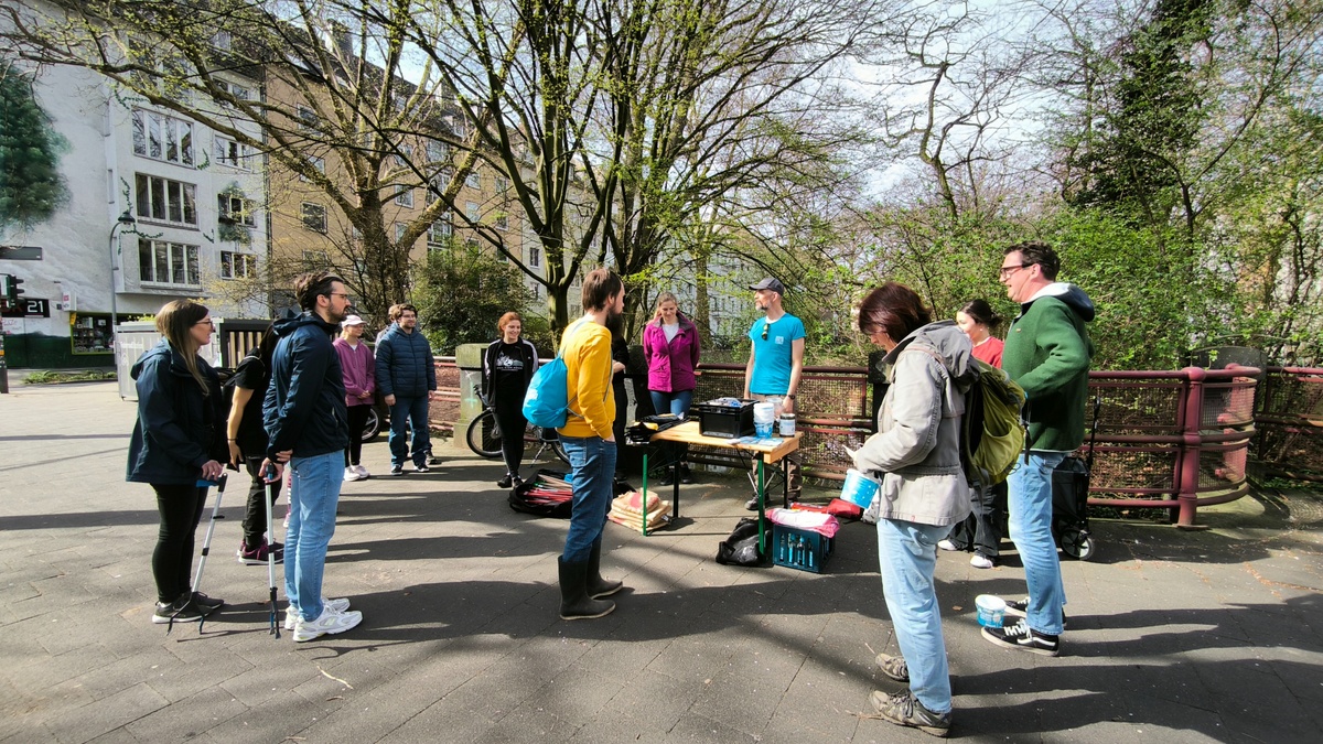 Cleanup mit Blockblocks Düssel