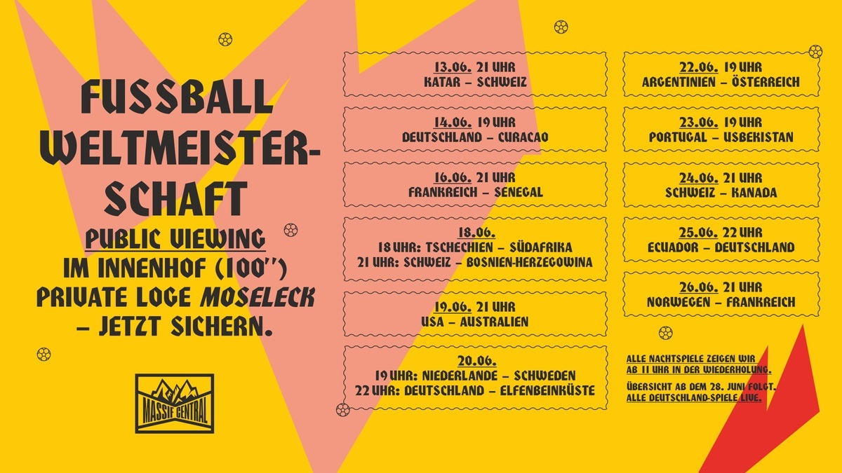 PUBLIC VIEWING zur WM
