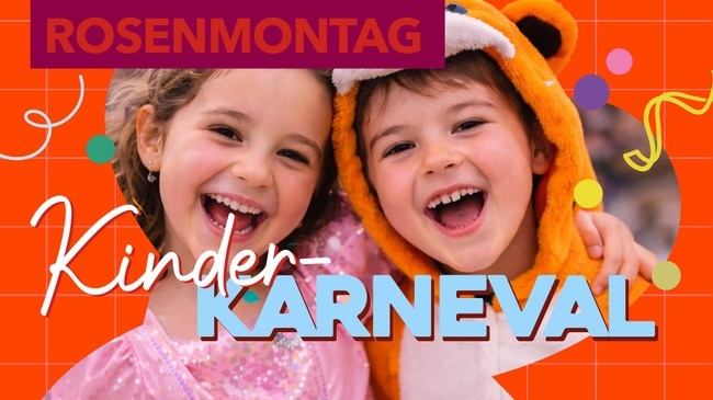 Kinder-Karneval an Rosenmontag im Gertrudenhof Karnevalspark