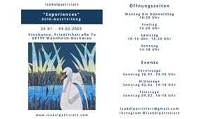 Kunstausstellung "Experiences" von Isabelpatriciart, Soloshow