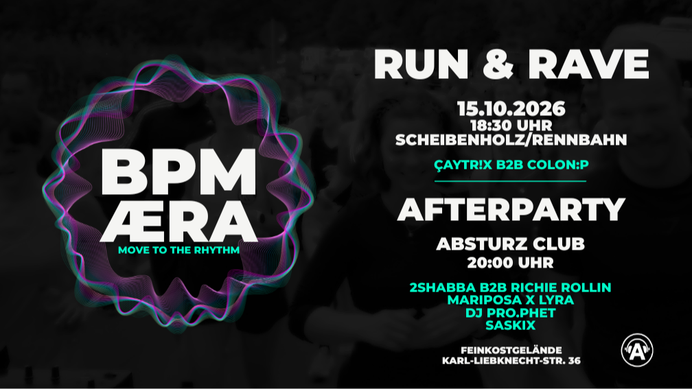 BPM ERA Run & Rave +  Afterparty